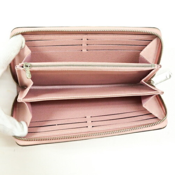 Louis Vuitton Zippy Wallet Epi Leather Long Enamel Rose Ballerine Pink - Picture 8 of 12
